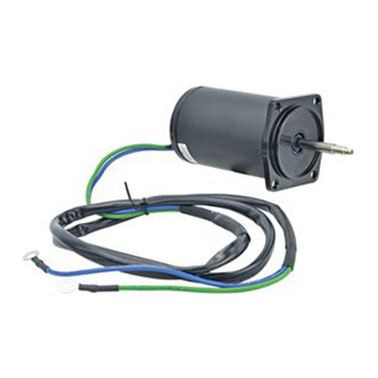 12V 2 Wire 4 Bolt Power Trim Motor 6H5-43880-09-00 for Yamaha Outboard Marine Engine 40HP 50HP 1985-1992