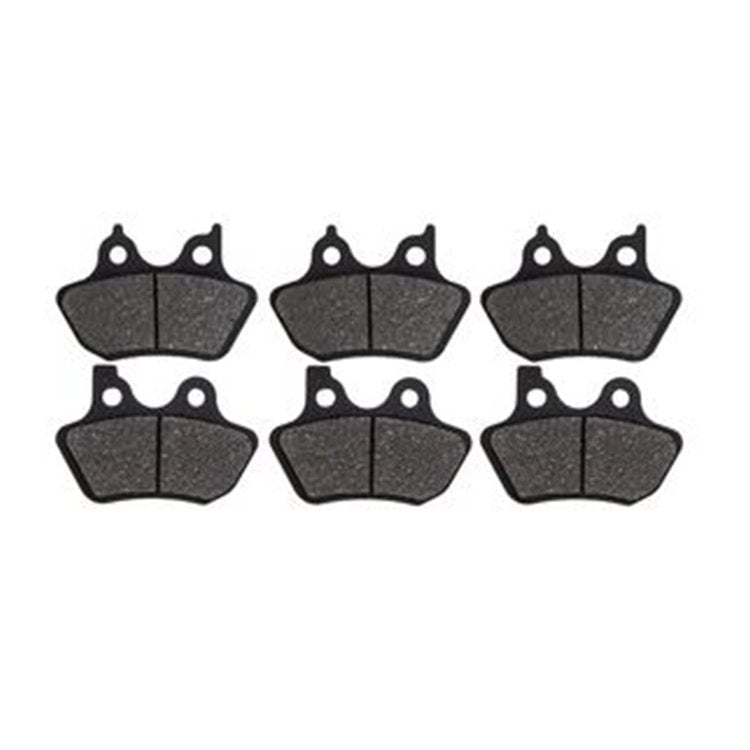 6 Pcs Front Rear Brake Pad FA400 for Harley-Davidson Motorcycle Dyna Sportster Softail Touring