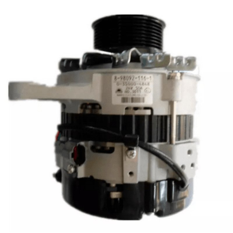 Alternator 24V 8-98092116-1 8-97375017-1 For Hitachi Excavator Zax230 Zax240-3 Isuzu Engine 4Hk1