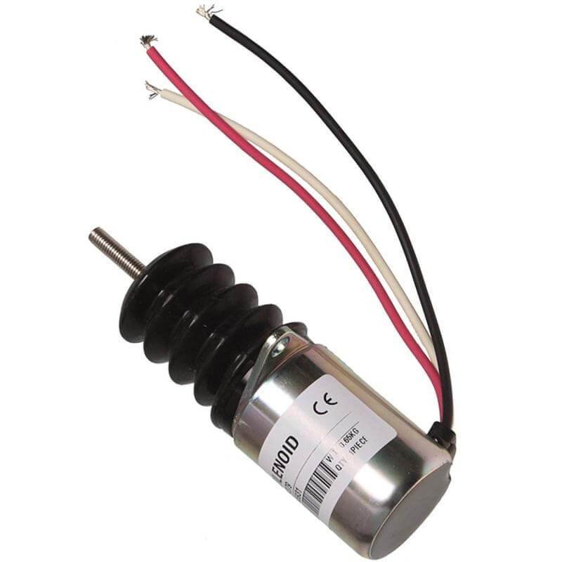 Am116779 Fuel Shut-Off Solenoid With 3-Wire Connector For John Deere F1145 Mower