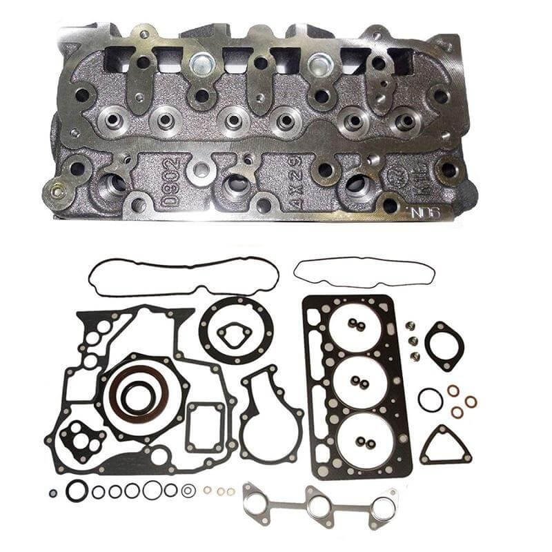 1G962-03045 1G962-03042 Cylinder Head With Full Gasket Kit for Kubota KX41-3 BX23S BX24 BX1880 BX2360 BX2370D BX2380