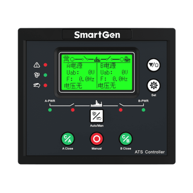 Hat553 Dual Power Ats Controller For Smartgen Ac177-277V With Interface Rs485