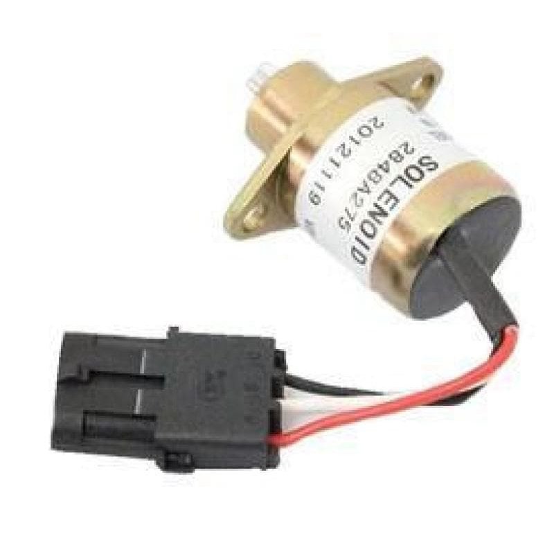 Stop Solenoid 2848A278 For Perkins 700 Series Diesel Engine Cat 246 Skid Steer